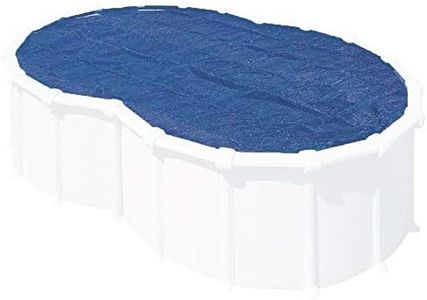 Gre CPROV610 - Cobertor de Verano para Piscina Ovalada de 610 x 375 cms, Color Azul