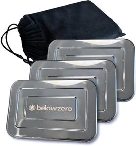 Below Zero Deluxe Stainless Steel Reusable Cooling Pack | Durable Ice Pack Lasts 48 Hours, Ice Pack for Bento, Lunch Bags, Coolers, Picnics, Camping, Beachgoers, Sporting Events | Longest Lasting