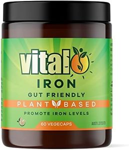 Vital Plant Based Iron Supplement 60 Vegecaps