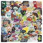 100Pcs 90s Cartoon Stickers, Fun and Cute Stickers for Kids and Teens, Classic Anime Vinyl Waterproof Stickers for Laptops, Bumpers, Skateboards, Water Bottles, Computers, Cell Phones, Journals