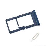 UPONEW Sim Card Tray & Micro SD Sim Card Holder Container Replacement Part for Motorola Moto G Play 2021 (Blue)