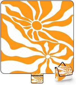 Picnic Blankets Waterproof Sandproof,79''*79'' Large Washable Soft and Comfortable Outdoor Beach Blanket, Foldable Portable Picnic Mat Beach Vacation Essentials for Camping, Park, Lawn and Wedding