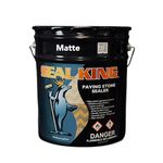 Seal King Paving Stone Sealer, Clear Protective Coating, High Gloss/Semi Gloss/Matte, 5 Gallon, Solvent Based (Matte Finish)