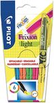 Pilot Frixion Light Erasable Highlighter Pens, Yellow, Set of 6