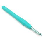 5.5 mm Crochet Hook, Aluminum Soft Grip Rubber Handle Needles Ergonomic Knitting Needles Crochet Needle for Beginners and Handmade DIY Knitting Crochet (5.5 mm)