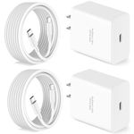 USINFLY for iPhone 16 15 Charger Fast Charging, 2Pack 45W Super Fast USB C Wall Charger Block with 6FT USB C to C Cable for iPhone 16/16 Plus/16 Pro/16 Pro Max/15 Plus/15 Pro Max, iPad, Pixel 9/9 Pro