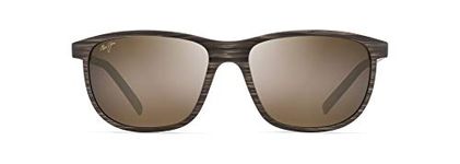 Maui Jim Sunglasses | Dragon'S Teeth H811-25C | Brown Stripe Classic Frame, Frame, Polarized Hcl Bronze Lenses, with Patented PolarizedPlus2 Lens Technology