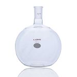 Laboy Glass Single Neck Flat Bottom Boiling Flask 2000mL with 24/40 Joint Heavy Wall Distillation Receiving Apparatus Organic Chemistry Lab Glassware