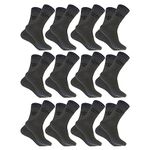 FATON Men's Full Length Indian Army Socks (Olive Color, Free Size, Pack of 12 Pairs)