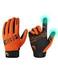 INBIKE MTB BMX ATV Mountain Bike Bicycle Cycling Gloves Men Orange