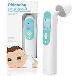 Frida Baby Thermometer, 3-in-1 Infrared Thermometer for Ear, Forehead & Touchless, Digital Baby Thermometer for Infants ,Toddlers, Kids & Adults
