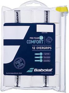 Babolat Pro Tour 2.0 Comfort Overgrip White (12-Pack)