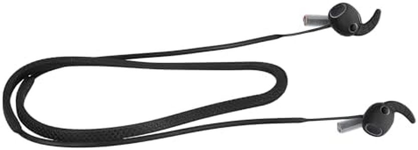 kwmobile Strap Compatible with Samsung Galaxy Buds 3 Pro - Silicone Cord Holder for Wireless Earphones - Black