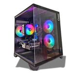 CHIST ROG GAMEX,14-Core 28 Threats Xeon Processor, 32GB DDR4 RAM, 1TB NVMe SSD, RTX 3050 6GB GPU, 650PSU,Windows 10 Pro, Wi-Fi, Bluetooth