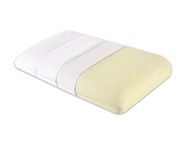 The White Willow Orthopedic Memory Foam Extra Large King Big Size Neck & Back Support Sleeping Bed Pillow (27" L x 17" W x 5" H Inches)-Off White