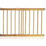 Universal Use Baby Gate Wooden Extendable Stair Gates 28.3-48'' (72-122cm) Door & Stair Gates For Baby and Dogs - Versatile Pet Safety Gate - Baby Stair Gate