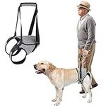 Dog Lifting Harness, Dog Support Harness for Back Legs, Dog Harness Small, Dog Sling for Back Legs with Lift Handle Adjustable Puppy Harness for Elderly Disabled Joint Injuries Canine Portable(Grey)