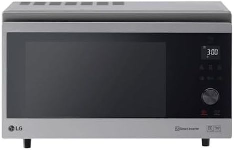 LG Electronics NeoChef MJ 3965 ACS Hybrid-Heißluftofen / 4-in-1: Dampfgarer, Grill, Ofen, Mikrowelle, Silber