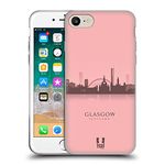 Head Case Designs Glasgow Landmark Silhouettes - Uk Soft Gel Case Compatible With Apple iPhone 7/8 / SE 2020 & 2022