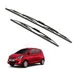 Kylo Windshield Wiper for EON/Conventional and Traditional Metal Type Windshield Water Repellency Scratch Proof Metal Wiper Blades Suitable for EON (Driver Side - 22", Passenger Side - 14")