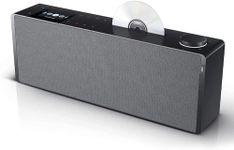 Loewe klang s3 Smart Radio with CD Player, 120 Watt Speaker with Bluetooth/Wifi Connection, Stream from All Major Services, Exceptional Sound and Modern Design - Basalt Grey