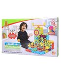 JJNIKI Battery Operated 81pcs Rotating Building Blocks with Gears for STEM Learning, Educational Building Blocks Toys for 5 Years Old Girls and Boys
