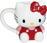 Sanrio SAN4359-1 Hello Kitty Mug, Approx. 7.8 fl oz (200 ml), Die Cut, Kitty-chan, Sanrio Goods, Tableware