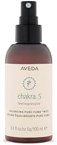 Aveda Chakra 5 Balancing Pure-Fume Mist: Throat | Body & Room Spray | Balances Throat Chakra | With Certified Organic Grapefruit, Rosemary, Ylang Ylang, 3.4 Fl Oz