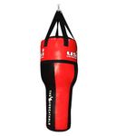 USI UNIVERSAL Boxing Bag, Punching Bag, 626ABN 105cm Crusher Nylon Angle Filled Punch Bag For Boxing, Martial Art, Kickboxing Training, Hanging Strap With Chain Included (105cm (3.5 Ft), Weight 30 Kg)