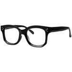 Eyekepper Vintage Reading Glasses for Women Reading - Design Ladies Readers - Black +1.25