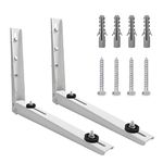 JENCEAILL Mini Split Brackets for Outside, Universal 9000 BTU - 18000 BTU Mini Split-System Air Conditioners, Mounting Outdoor Split AC Unit(2 Pcs, 21.6" x 17.7", 280lbs Max Weight)