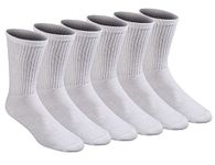 Dickies Mens 's Crew-socks, White (6 Pairs), 6-12 UK