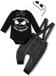 VINUOKER Baby Boy Halloween Clothes Infant My First Halloween Outfit,Baby Boy Nightmare Before Christmas Outfits