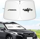 for Subaru Outback Sun Shade 2015-2024, Car Front Window Covers Sun Visor Protector, Foldable Blocks UV Rays Windshield Sunshade for Subaru Outback Accessories