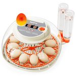 Apdoe 12 Egg Incubator, Incubators for Hatching Eggs, Automatic Egg Turner with Temperature Control, Egg Candler, Auto Water Replenishment, Poultry Incubator for Hatching Chicken Quail Duck Parrot