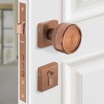 Plantex Stainless Steel Door Lock/Heavy Duty Main Door Knob Lock With 3 Keys/Mortise Door Lock For Home/Office/Hotel With 3 Years Warranty(Pvd Rose Gold)