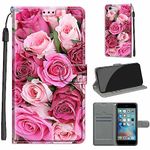 TOMYOU for iPhone 6 / 6S Case, PU Leather Wallet Book Flip Folio Stand View Cover Pouch Compatible with iPhone 6 / 6S Phone Case (Flowers)