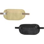 2 Pcs Money Belts Bag for Travel Hidden, Anti-Theft Waterproof Pouch - Secure, Comfortable, and Stylish, Adjustable Elastic Concealed Money Belt for Women Men Running Dog Walking