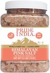 Pride Of India - Pure Himalayan Pink Salt - Enriched w/ 84+ Natural Minerals, Coarse Grind 2.2 Pound (35.2oz) Jar - Himalayan Salt, Himalayan Pink Salt, Pink Himalayan Salt, Grind Salt, Pure Rock Salt
