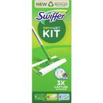 Swiffer - Starter Kit for Cleaning Floors with 1 mop, 8 Refills for Dry and 3 Wet Wipes - 1 Piece