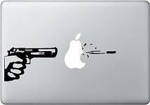 MacBook 13 inch Decal Stickers Gun Art for Apple Laptop