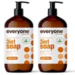 Everyone 3-in-1 Soap for Men, Cedar Citrus, 32oz, 2 Count