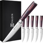 PAUDIN Steak Knives Set of 6, Kitch