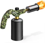 ThermoMaven Powerful Propane Torch, Kitchen Cooking Torch Lighter, Adjustable Blow Torch for Sous Vide Searing Steak, BBQ, Grill, Campfire Charcoal Starter (Propane Tank Not Included) Camo Green