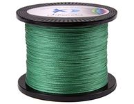 Super Strong Braid Fishing Line 4 Strands PE Line 100M/300M/500M/1000M Saltwater Fishing Tackle Fishing Line Green/Colored (Green, 300M/328Yard-1.2# (0.18mm/20lb))