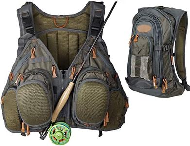 Aventik Fly Fishing Vest Backpack, Fishing Chest Pack Fishing Vest