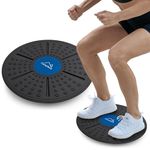 CampTeck U7258 Wobble Board, Core Balance Board, Strength Balance Trainer Disc - Black