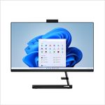 Lenovo IdeaCentre AIO 3i, All-in-One Desktop Computer, Intel Core i3-1215U, 23.8" FHD 250nits, Intel UHD Graphics, 8GB DDR4, 512GB SSD, Wireless Keyboard & Mouse Combo, Windows 11 Home, Black