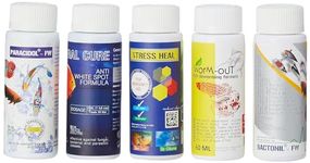 Foodie Puppies Aquatic Remedies Flower Horn Total Care Medication Kit-5 in 1 with Free Key Ring (Pack of 1)