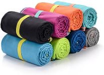 Meteor 2PC Gym Towel-Microfibre Towel,Quick Dry Towel, BeachTowel,Travel Towel,Sports Towel-Fast Drying Towel for Men and Women